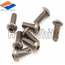 Ti6AI4V titanium button head bolt with torx